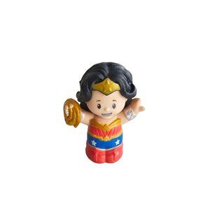 Fisher Price 2021 Little People DC Super Friends WONDER WOMAN 2.5" PVC Figure